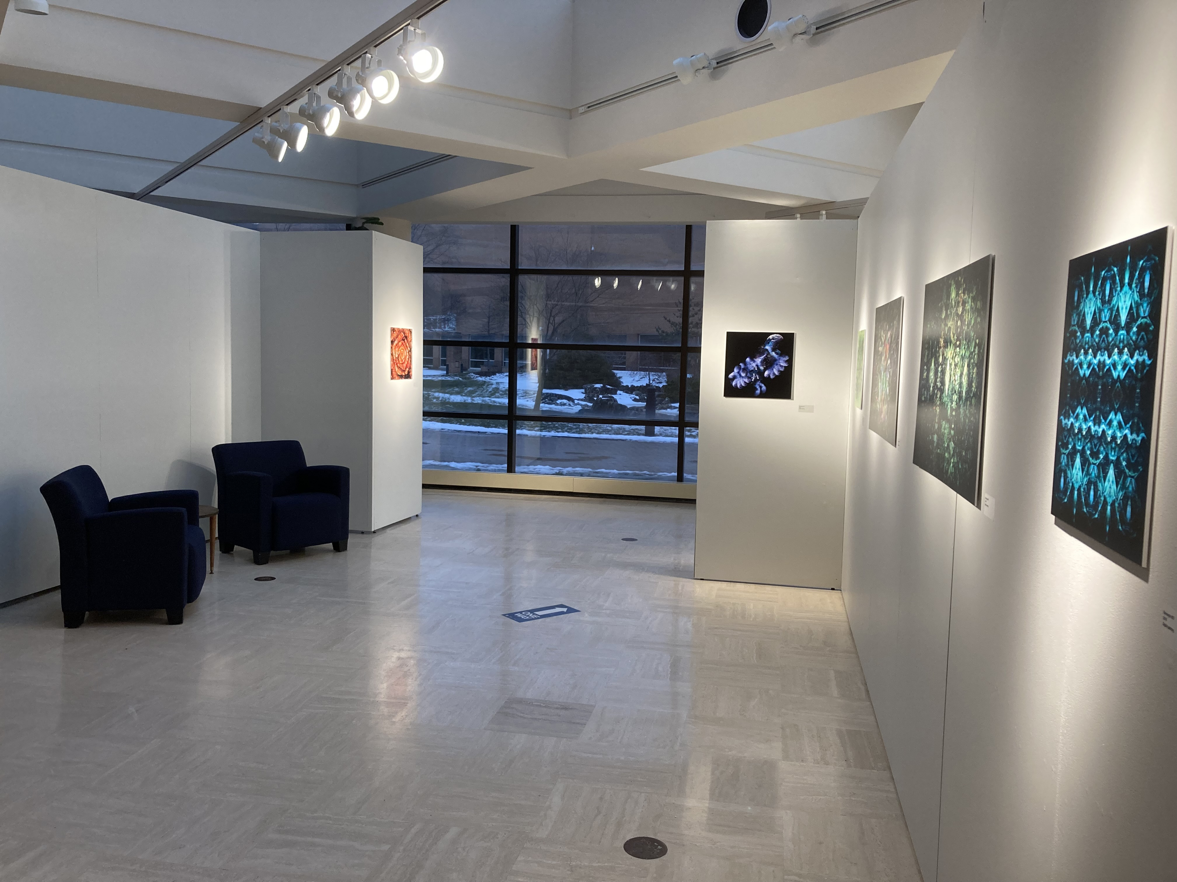 Inside back of inside wall looking south